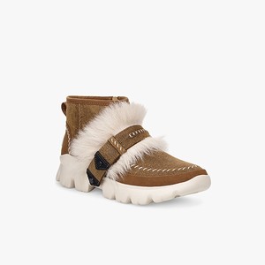 Ugg Fluff Punk Ankle Modestövlar Dam Bruna (594612DZQ)